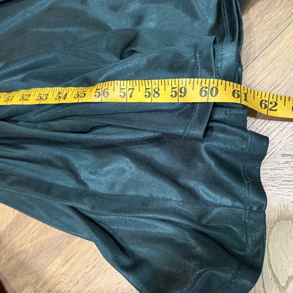 Dress the Population Krista Elegant Tie-Waist Gown Emerald Green Size Large - Picture 11 of 13